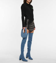 Coperni Denim over-the-knee boots