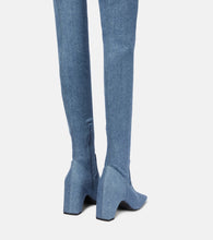 Coperni Denim over-the-knee boots