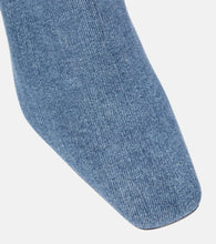 Coperni Denim over-the-knee boots