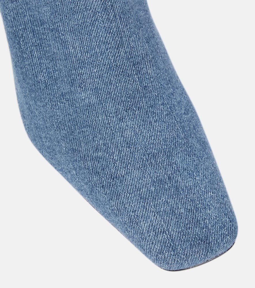 Coperni Denim over-the-knee boots