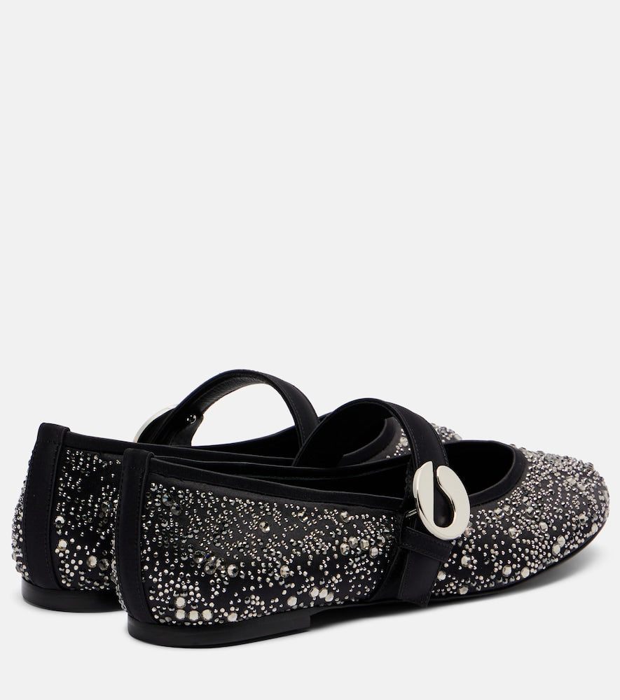 Coperni Embellished ballet flats