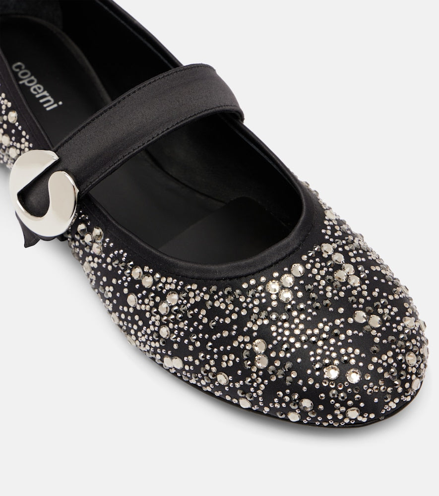 Coperni Embellished ballet flats
