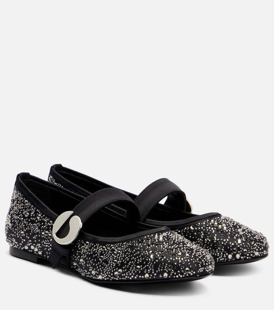 Coperni Embellished ballet flats