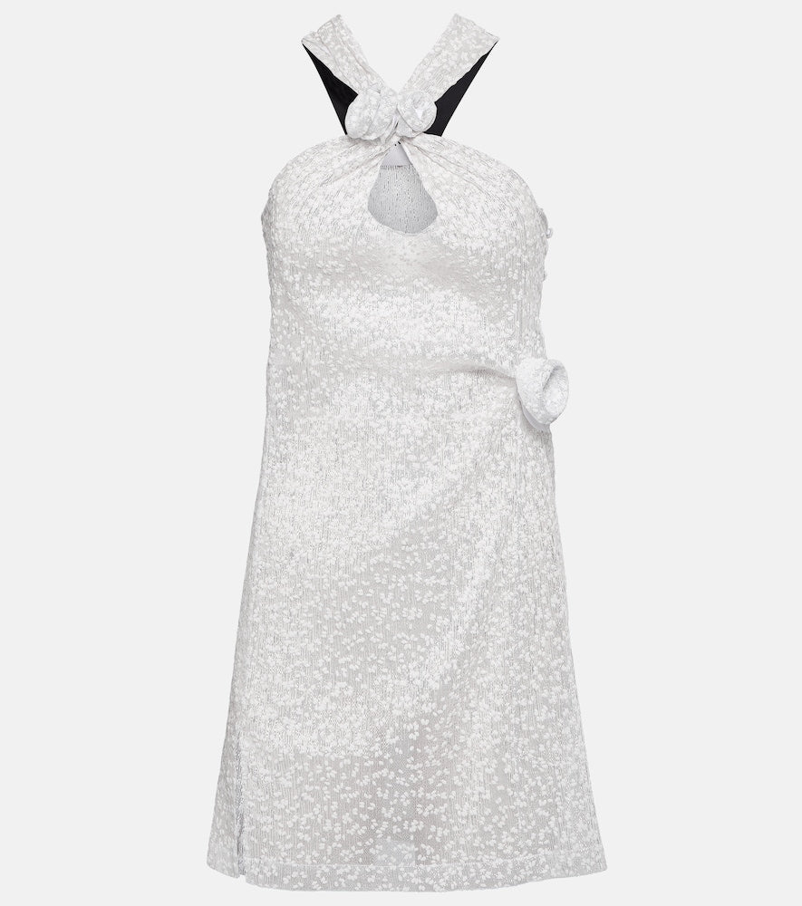 Coperni Embellished halterneck minidress. Coperni 缀饰露背迷你连衣裙