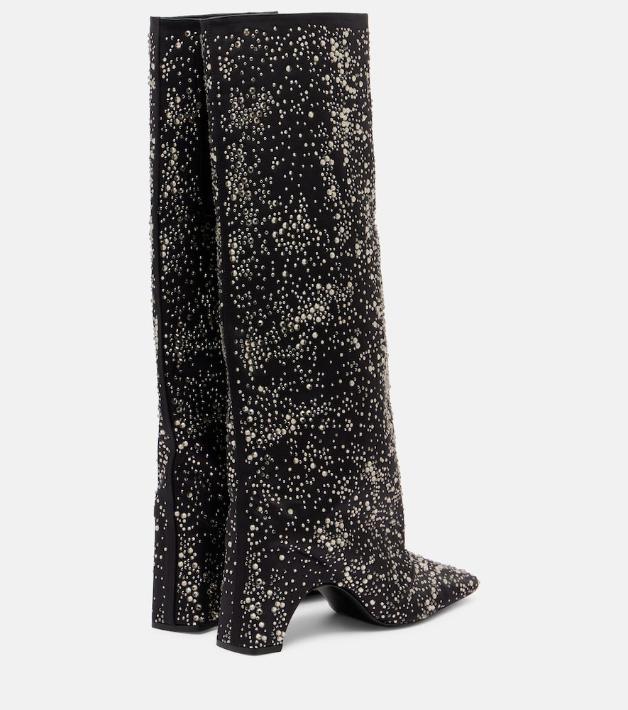 Coperni Embellished knee-high boots