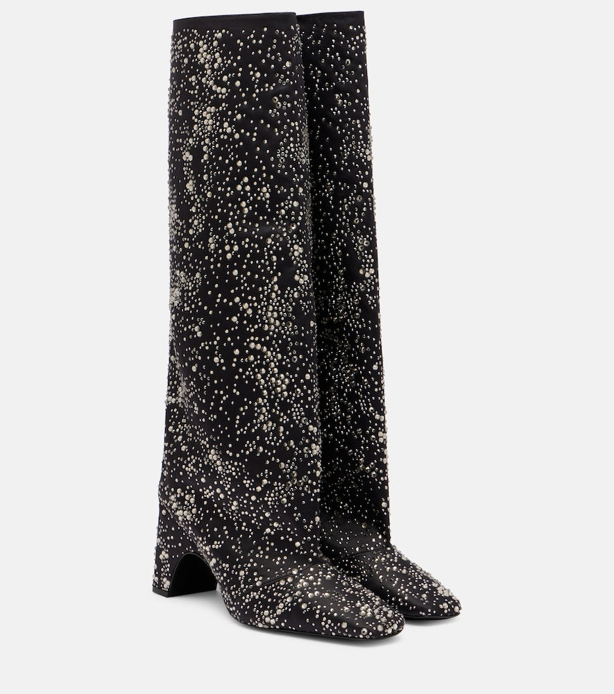 Coperni Embellished knee-high boots