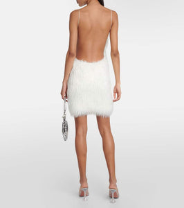 Coperni Feather minidress
