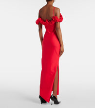 Coperni Floral-appliqu√É¬© jersey gown