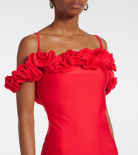 Coperni Floral-appliqu√É¬© jersey gown