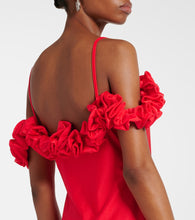 Coperni Floral-appliqu√É¬© jersey gown