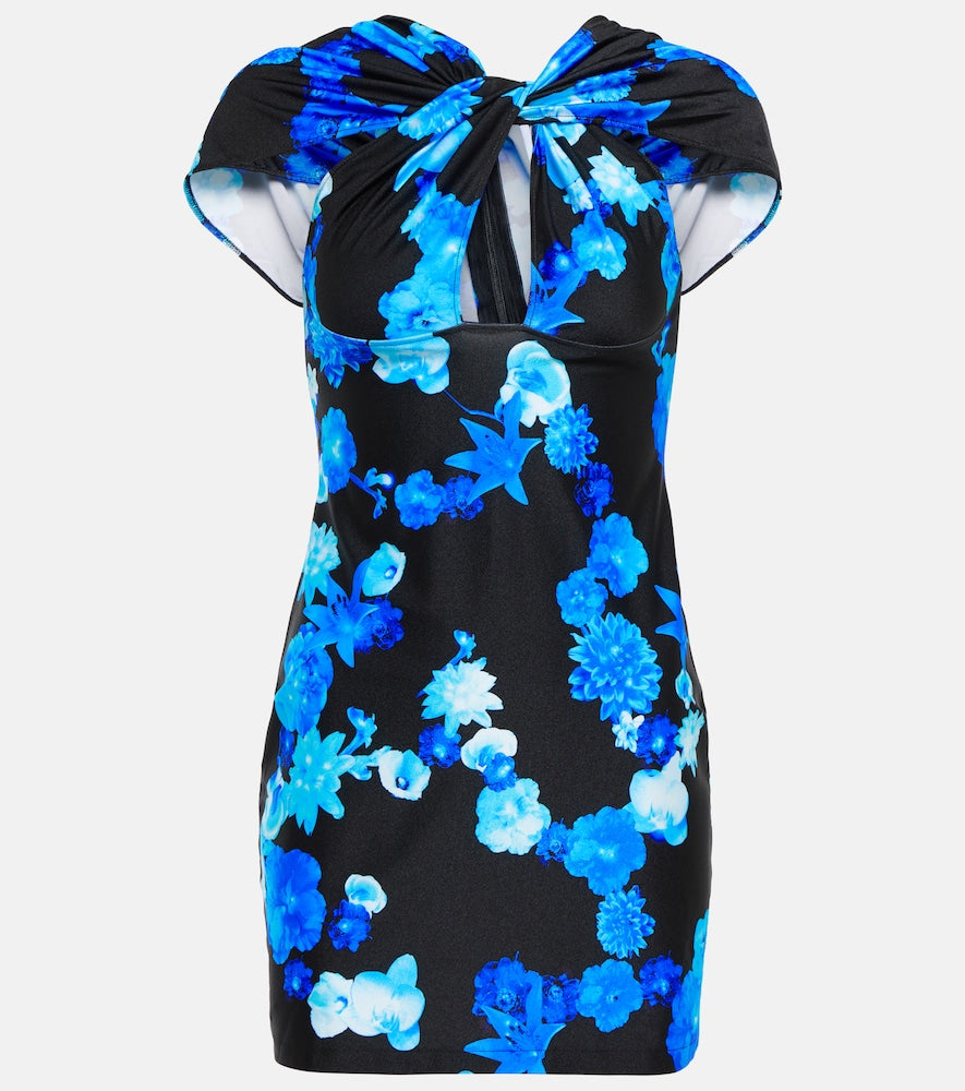 Coperni Floral cutout minidress. Coperni Floral 镂空迷你连衣裙