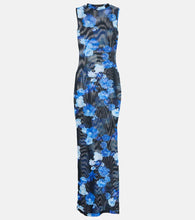 Coperni Floral mesh maxi dress