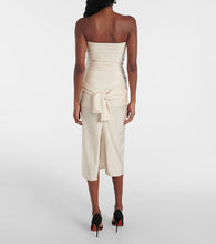 Coperni Gala tie-front jersey midi dress
