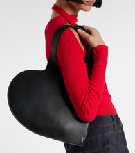 Coperni Heart Mini leather tote bag