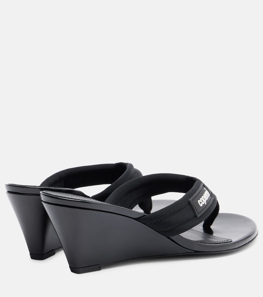 Coperni Logo wedge thong sandals