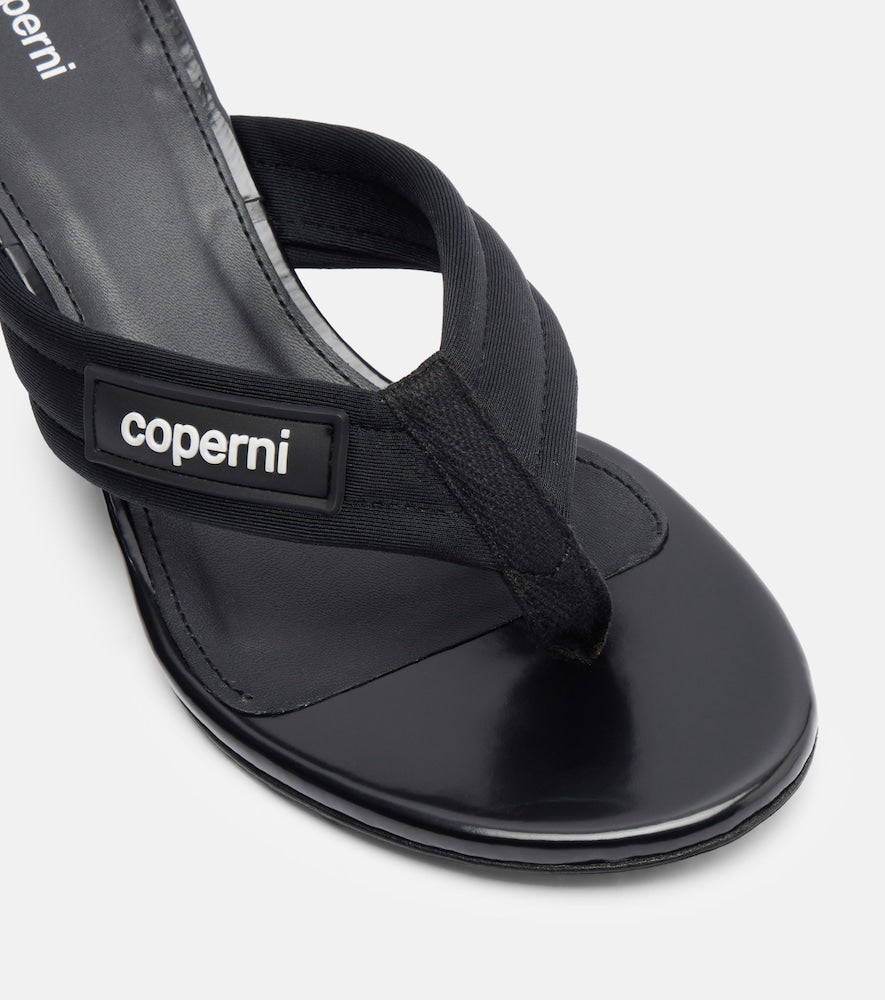 Coperni Logo wedge thong sandals