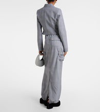 Coperni Prince of Wales virgin wool blazer