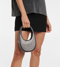 Coperni Swipe Mini embellished shoulder bag