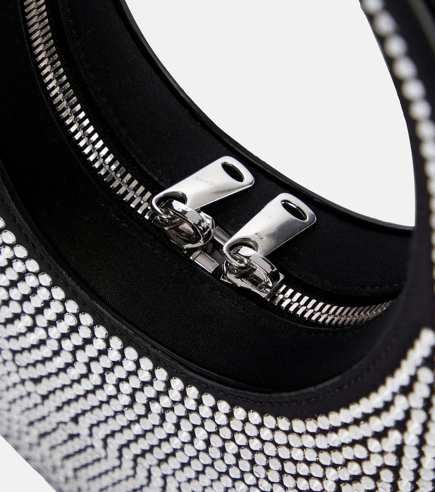 Coperni Swipe Mini embellished shoulder bag