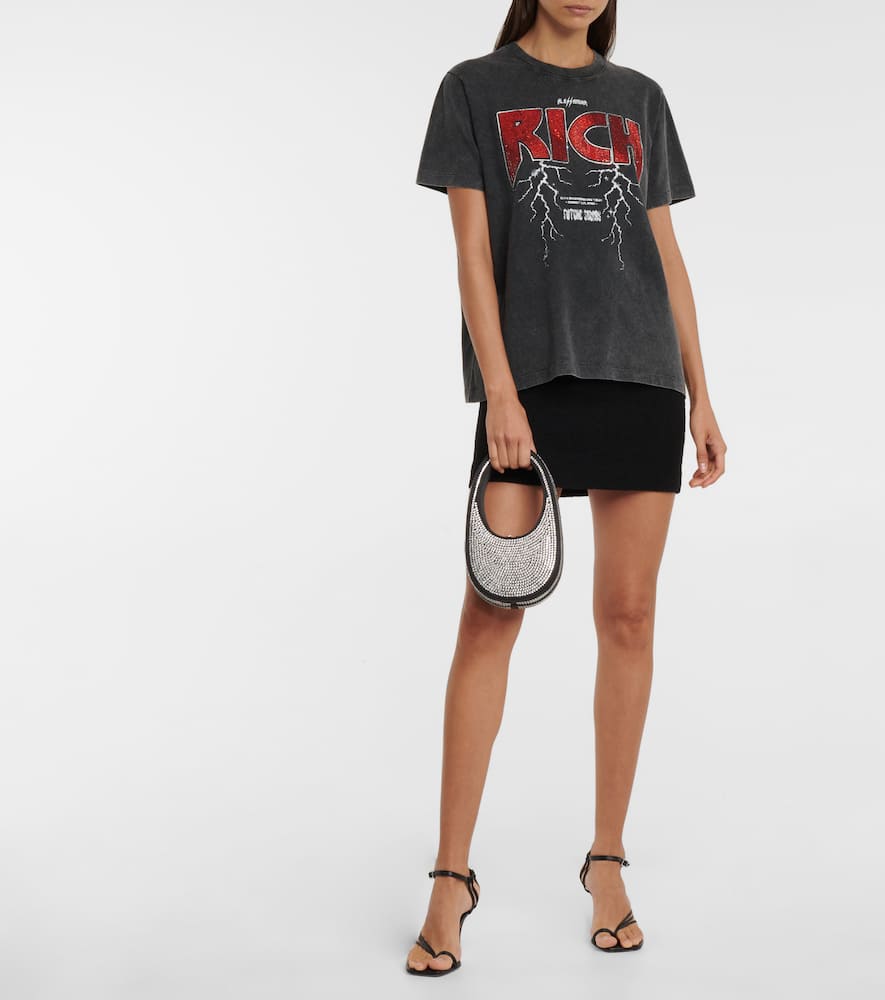 Coperni Swipe Mini embellished shoulder bag