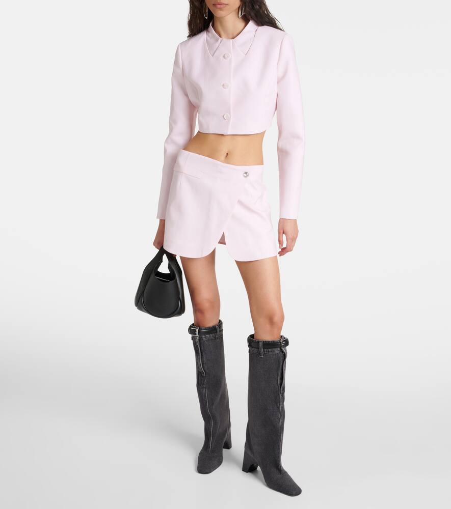 Coperni Swipe Mini leather bucket bag