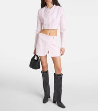 Coperni Swipe Mini leather bucket bag