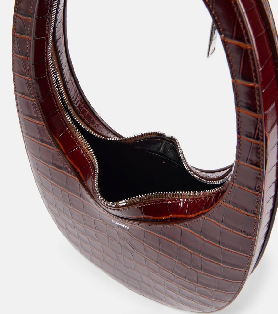 Coperni Swipe croc-effect leather shoulder bag