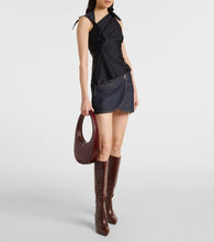 Coperni Swipe croc-effect leather shoulder bag