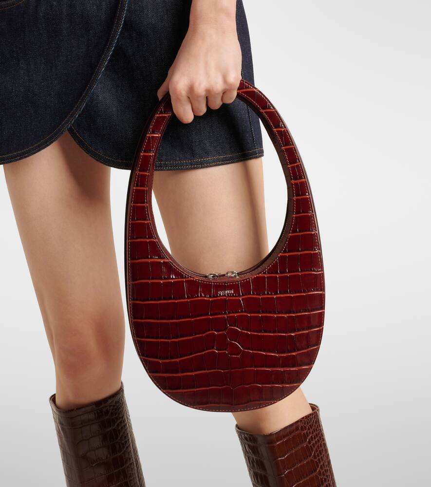 Coperni Swipe croc-effect leather shoulder bag