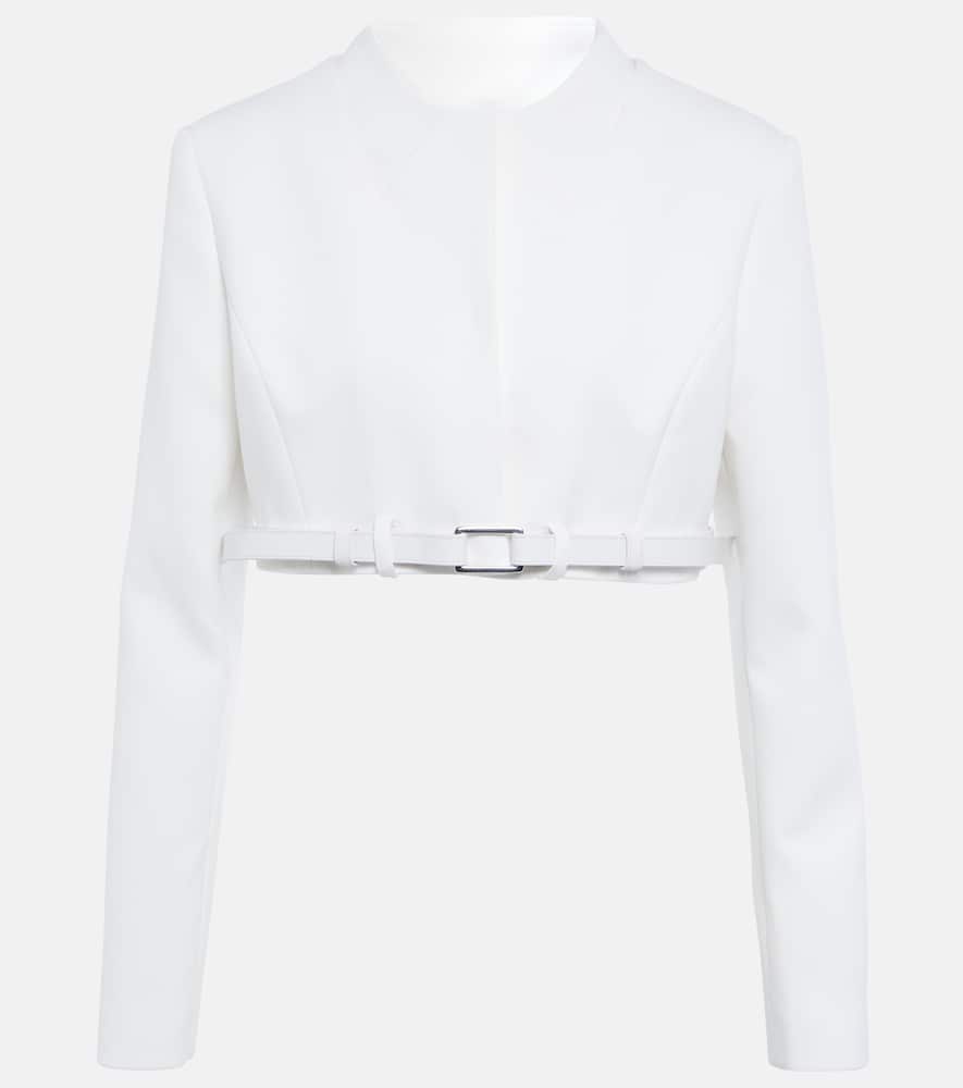 Coperni Trompe l'oeil cropped jacket
