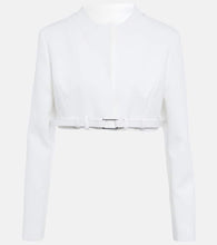 Coperni Trompe l'oeil cropped jacket