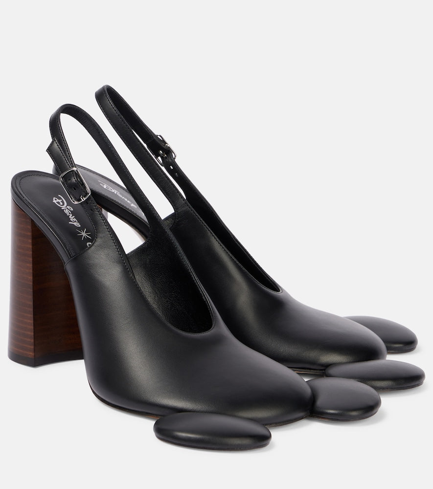 Coperni x Disney  Mickey leather slingback pumps