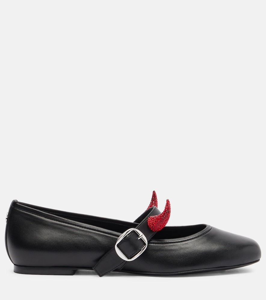 Coperni x Disney  leather Mary Jane flats