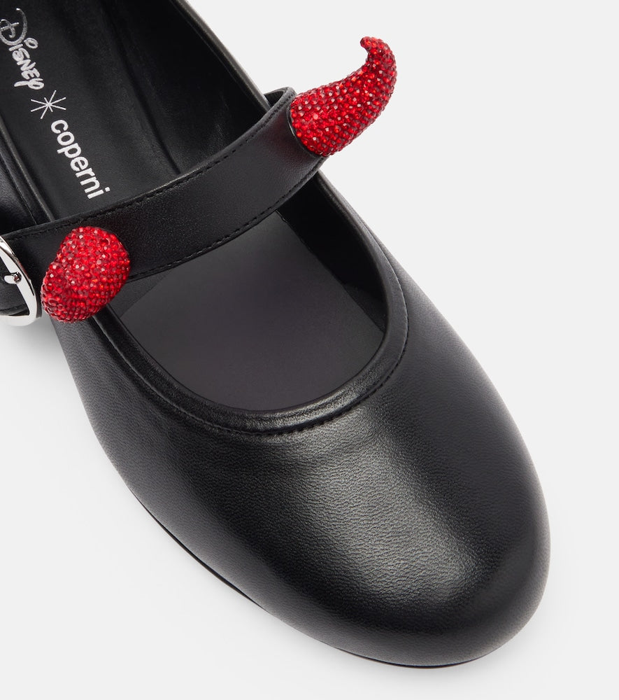 Coperni x Disney  leather Mary Jane flats