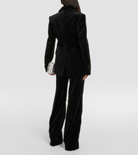 Costarellos Azura cotton velvet blazer
