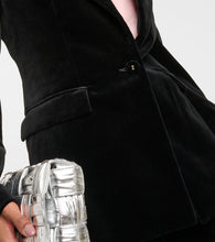 Costarellos Azura cotton velvet blazer