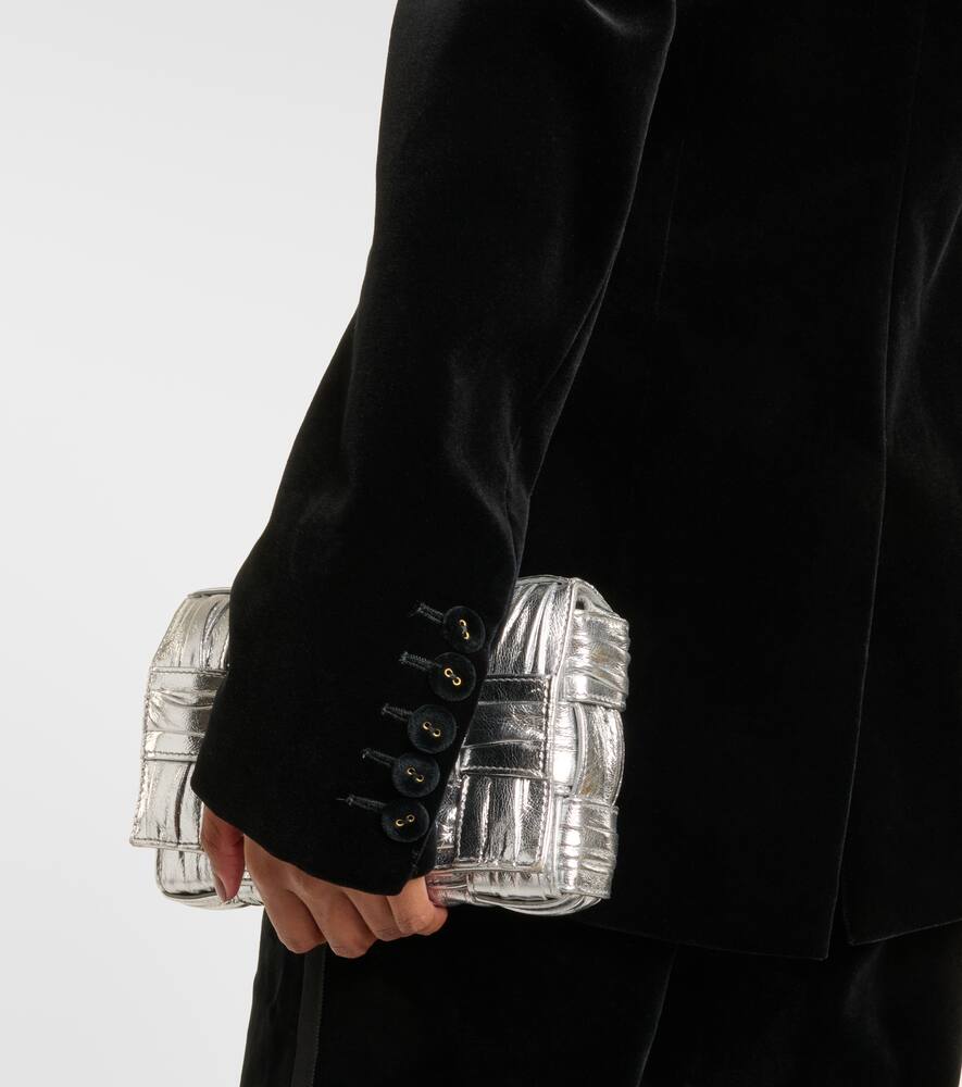 Costarellos Azura cotton velvet blazer