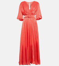 Costarellos Brennie georgette midi dress. Costarellos Brennie 乔其纱中长连衣裙