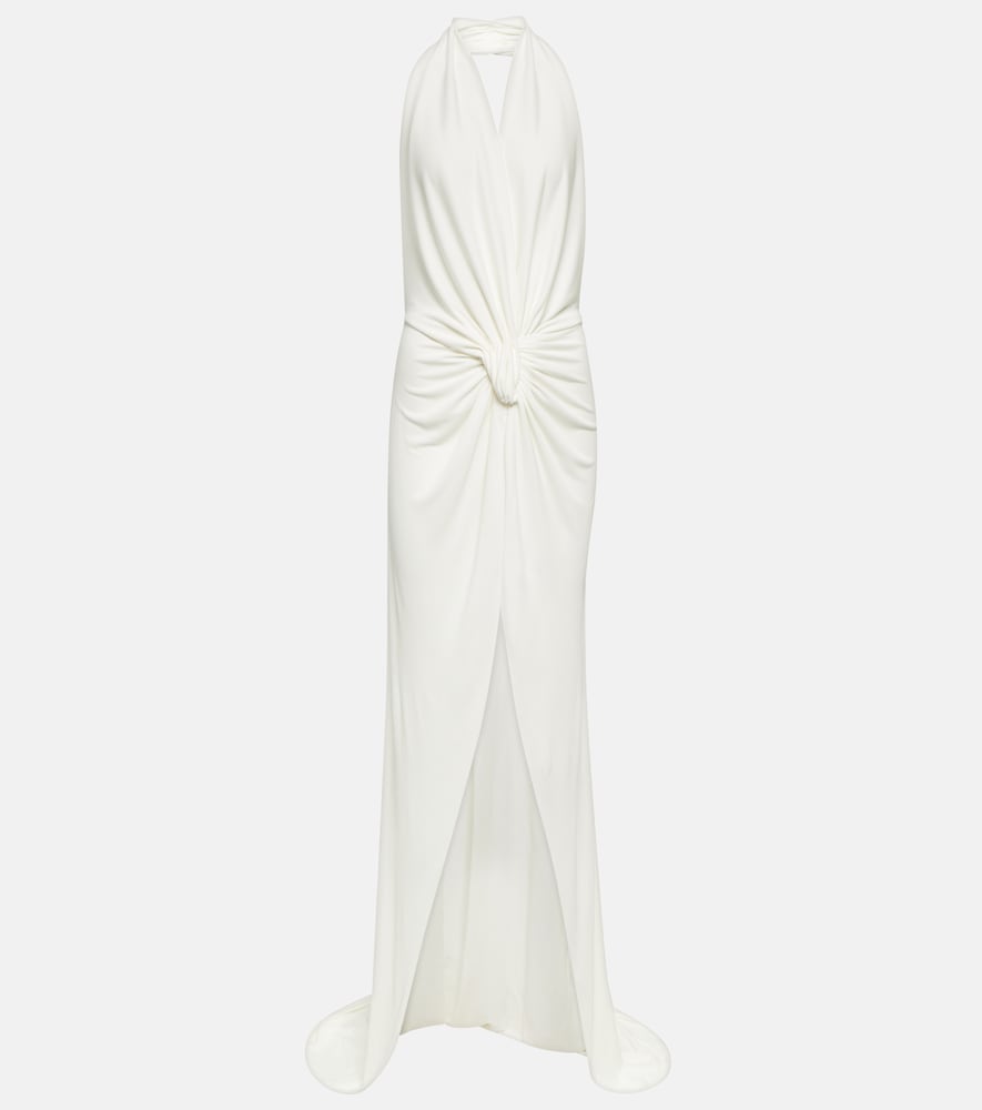 Costarellos Bridal Aspasia halterneck gown. Costarellos Bridal Aspasia 露背礼服