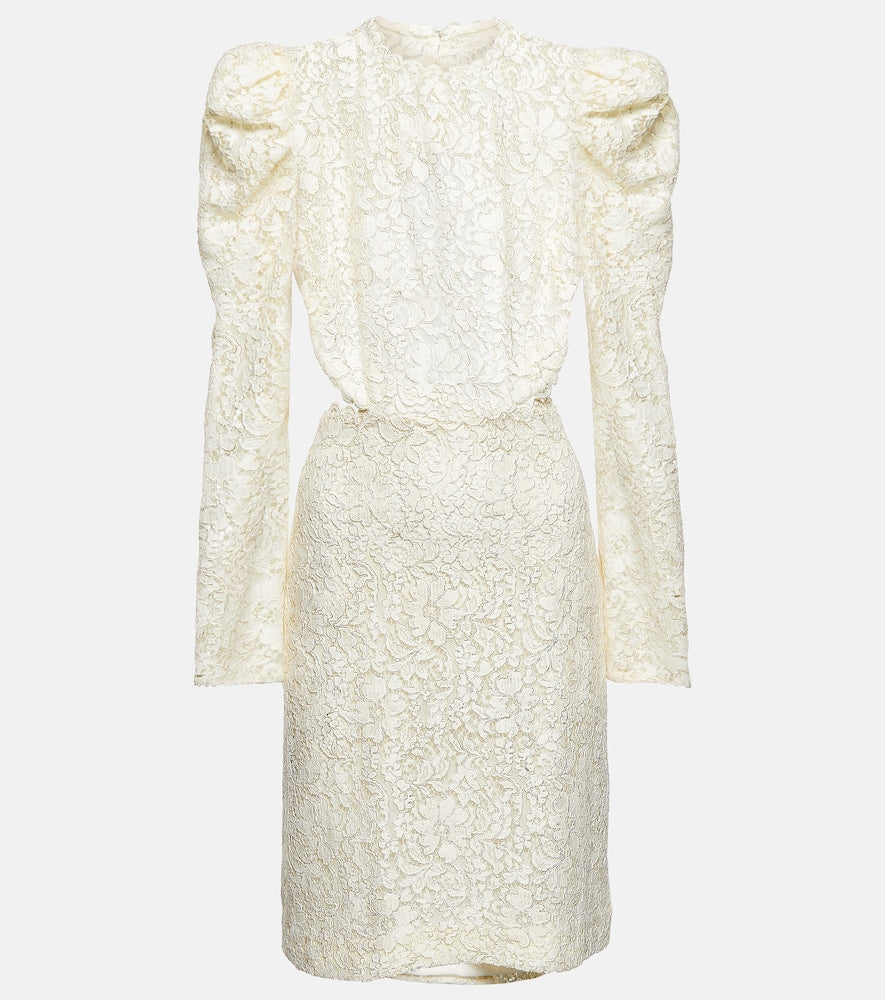 Costarellos Bridal Zenni lace cutout minidress. Costarellos Bridal Zenni 蕾丝镂空迷你连衣裙