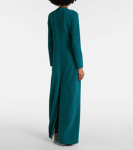 Costarellos Elea embellished crêpe gown