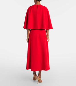 Costarellos Emlynn embroidered sequined crêpe gown