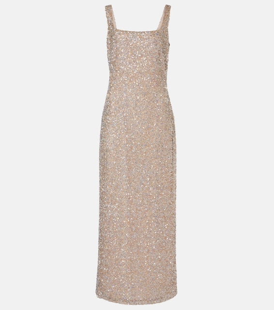 Costarellos Harper sequined gown