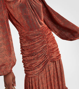 Costarellos Sabrina velvet devor√É¬© gown