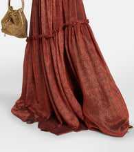 Costarellos Sabrina velvet devor√É¬© gown