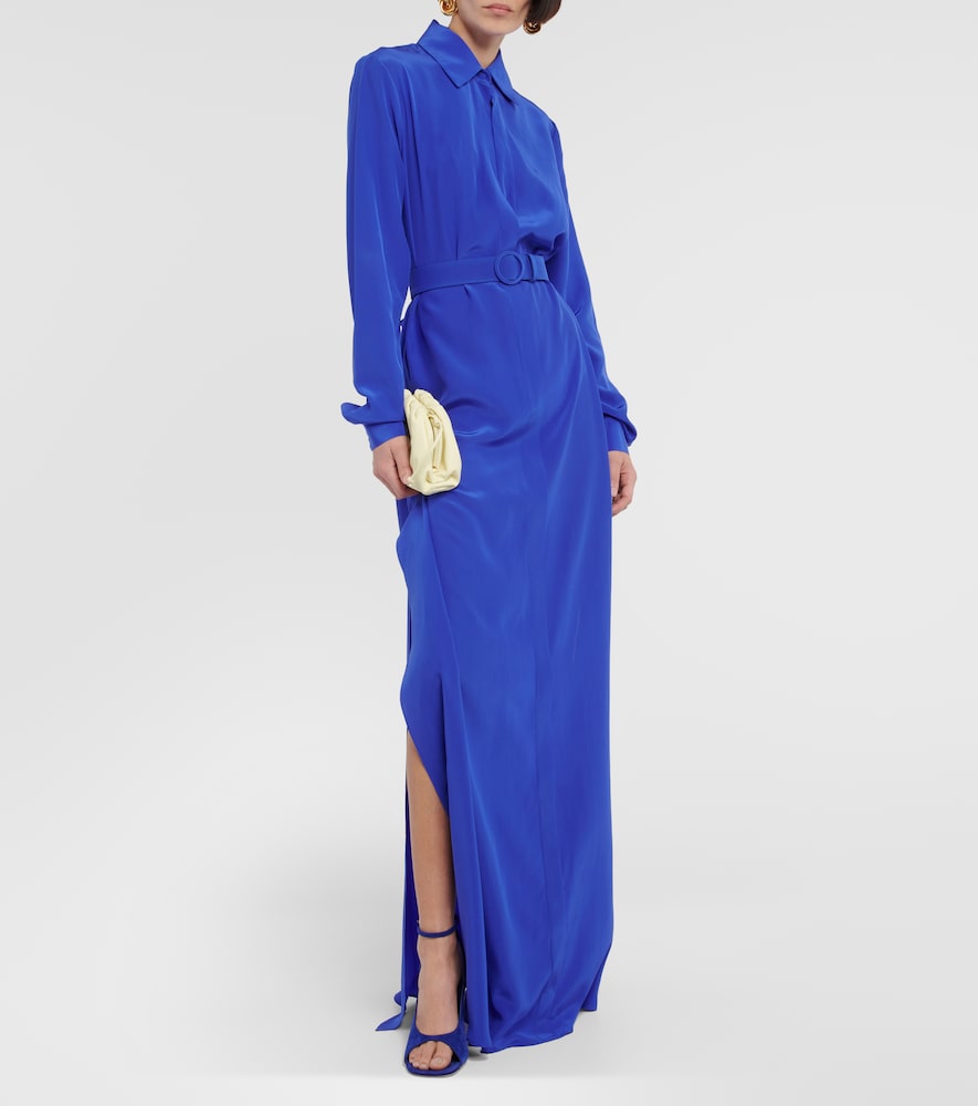 Costarellos Silk maxi dress