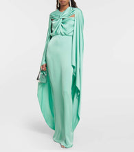 Costarellos Simone satin gown