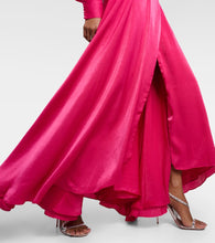 Costarellos Stila satin wrap dress