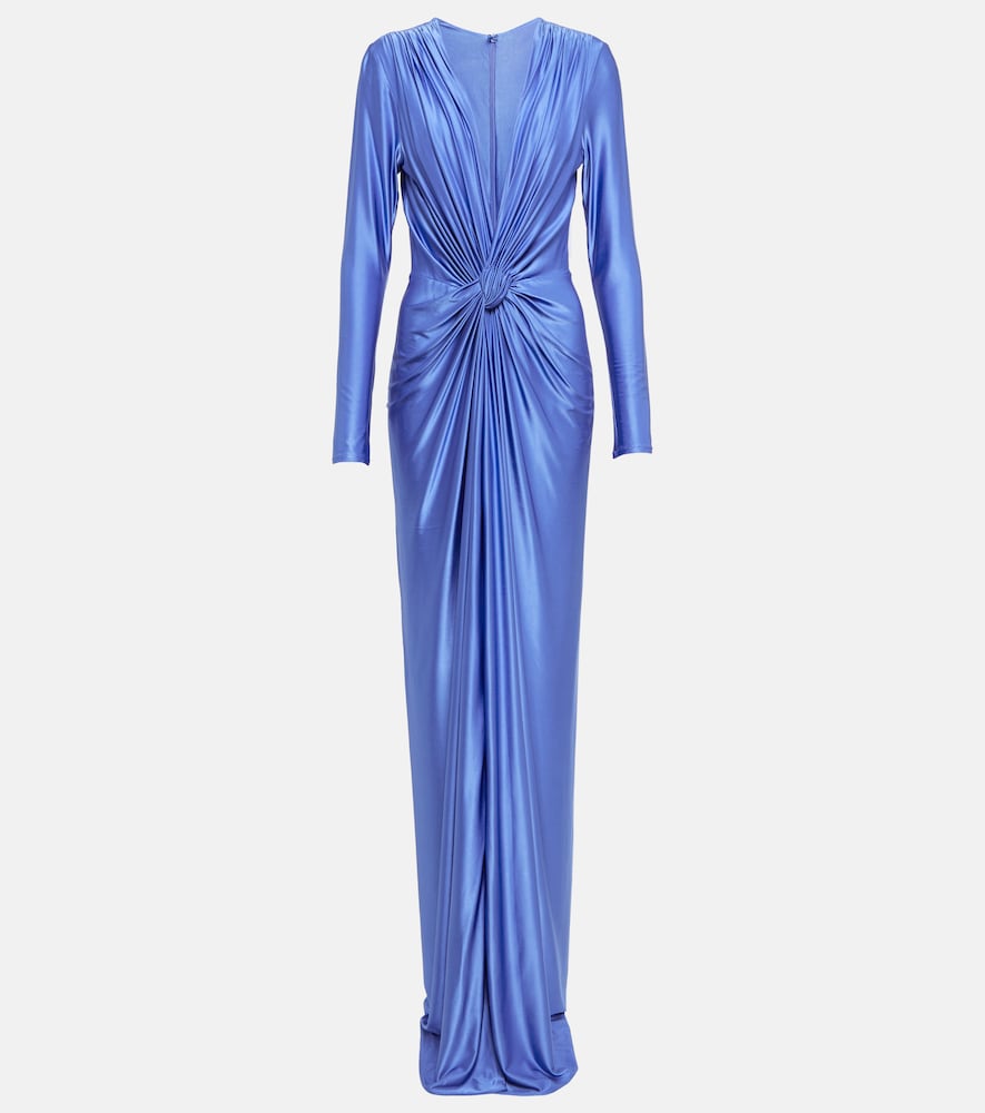 Costarellos Swanson satin gown. Costarellos Swanson 缎面礼服