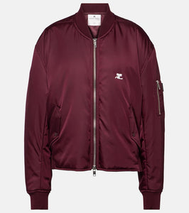 Courr√É¬®ges Logo bomber jacket